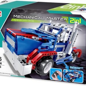Qihui Mechanical Master R/C Block Car 2-In-1-Blue Truck Kit R/C Vehicle