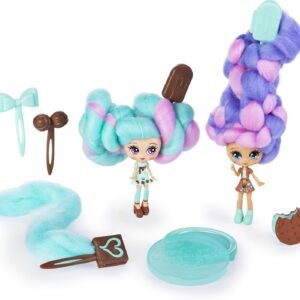 Candylocks, BFF 2-Pack, 3 Mint Choco Chick and Choco Lisa, Scented Collectible
