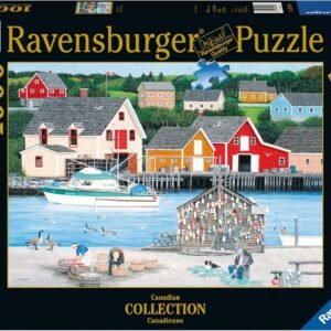 Ravensburger Fishermans Cove Canadian Collection Canadienne 1000 Piece Jigsaw Puzzle for Adults