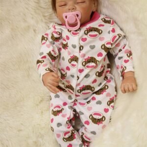NPKDOLL Sleeping Realistic Reborn Baby Dolls Girl Cute Soft Vinyl Silicone Dolls