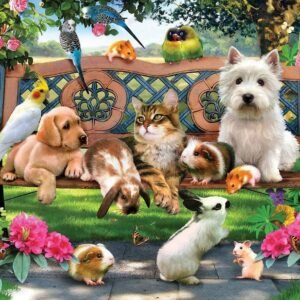 Pets in The Park 500 Piece Jigsaw Puzzle by SunsOut