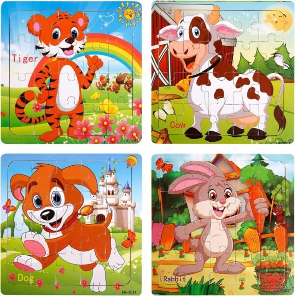 Toddler Puzzles Wooden Jigsaw Puzzles for Toddlers Age 2-5 Year Old 20