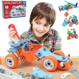 132 PCS STEM Learning Toys Education Engineering and DIY STEM Construction Kit