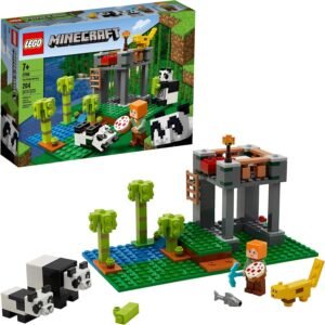LEGO Minecraft The Panda Nursery 21158 Construction Toy for Kids, Great Gift