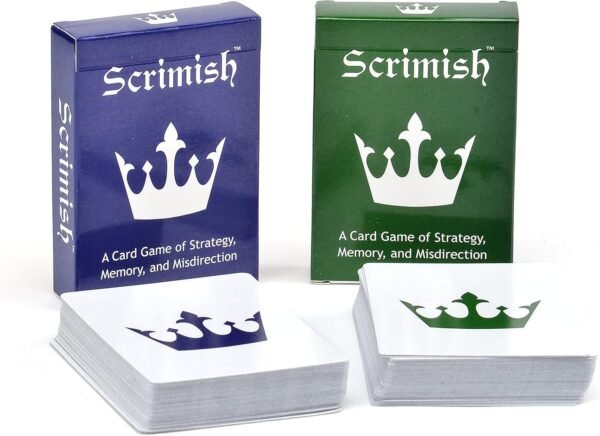 Nexci Scrimish Strategy Card Game - Portable Party Game 2 Pack