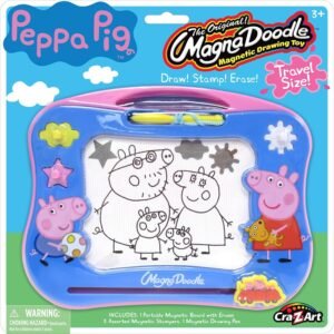 Cra-Z-Art Peppa Pig Travel Magna Doodle - Magnetic Screen Drawing Toy, Multicolor
