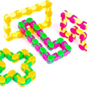 Neliblu Wacky Tracks Snap and Click Fidget Toys for Sensory Kids -