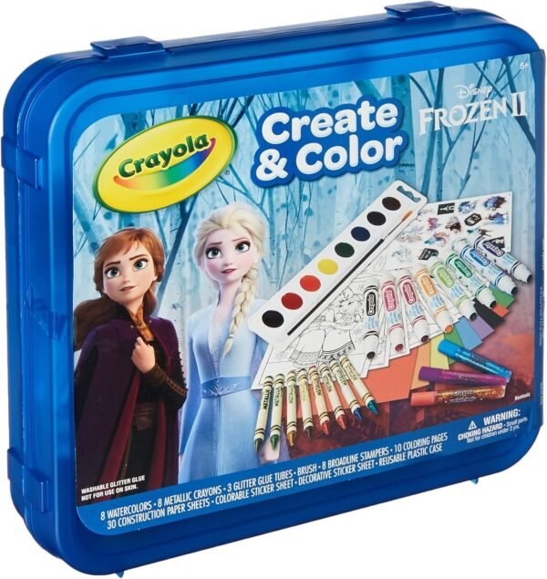 Crayola Frozen 2 Art Set, Arts & Crafts, Gift for Kids, Ages