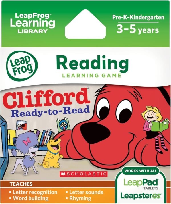 LeapFrog Scholastic Clifford Learning Game for LeapPad Tablets and LeapsterGS