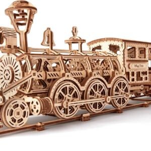 Wood Trick Wooden Toy Train Set with Railway - 34x7 - Locomotive