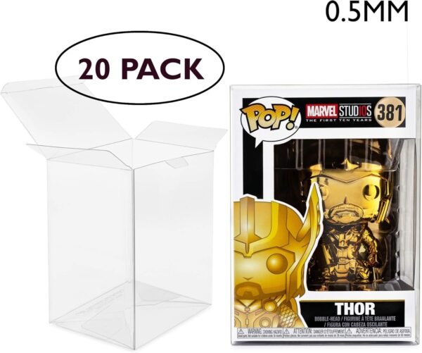 TitanShield 0.5mm Pop Protectors Sleeve Case for Funko - 4 Inch Pop