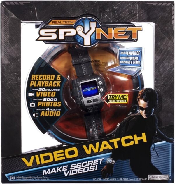 Spy Net Secret Mission Video Watch Kit Toy Fun Kids