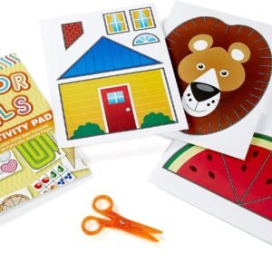 Melissa & Doug Scissor Skills Activity Book With Pair of Child-Safe Scissors