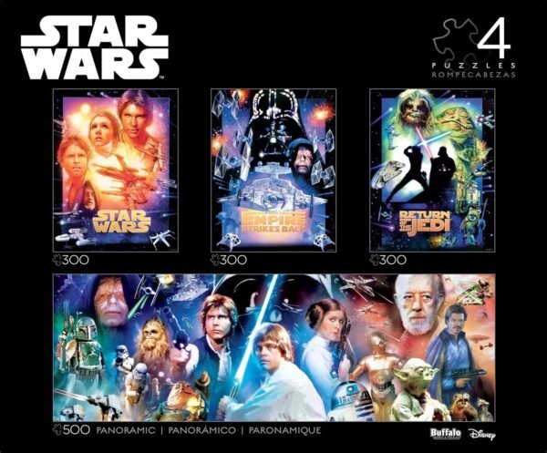 Star Wars - Collectors Edition 4-in-1 Jigsaw Puzzle Multipack Kit
