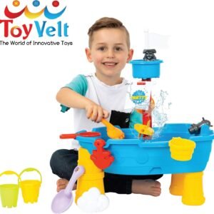 ToyVelt Sand Water Table for Toddlers - 21-Piece Water Play Table for