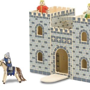 Melissa & Doug Fold & Go Castle Kit Toy Fun