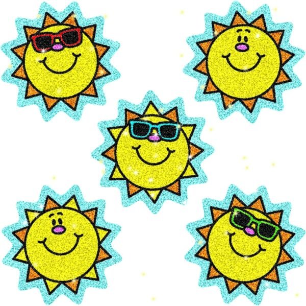 Carson Dellosa Suns Dazzle Stickers 2929 Kit Toy Fun Kids