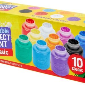 Crayola Washable Kids Paint Set, 10 Count Kit Toy Fun