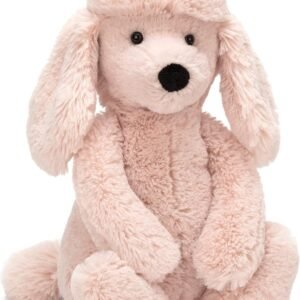 Jellycat Bashful Blush Poodle Stuffed Animal, Medium, 12 inches Kit
