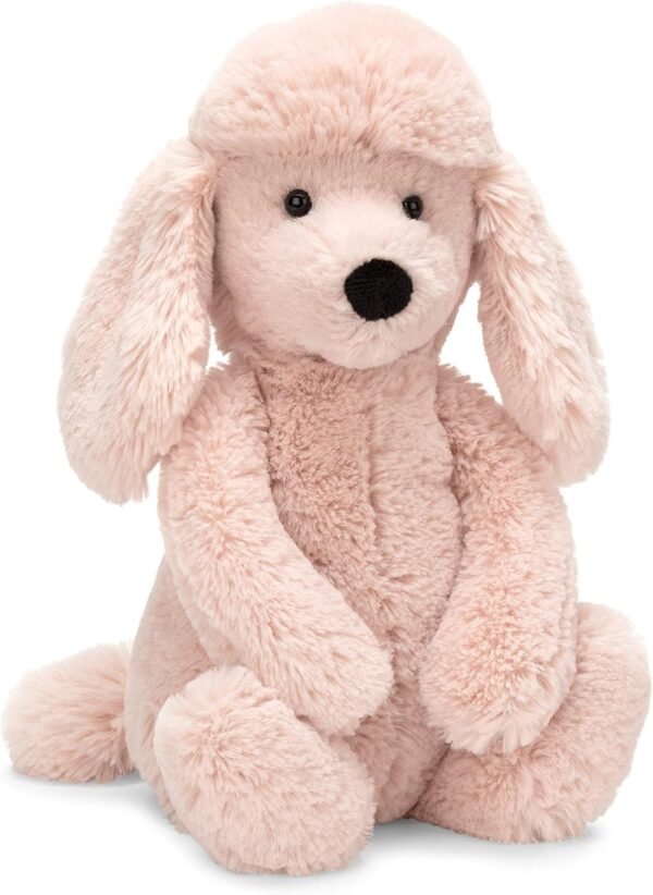 Jellycat Bashful Blush Poodle Stuffed Animal, Medium, 12 inches Kit