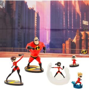 Disney The Incredibles Figure Play Set Kit Toy Fun Kids