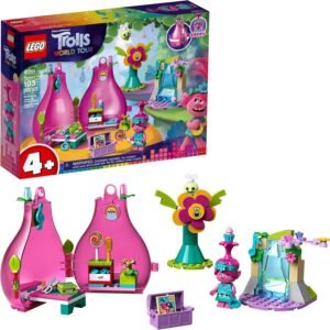 LEGO Trolls World Tour Poppys Pod 41251 Trolls Playhouse Building Kit with