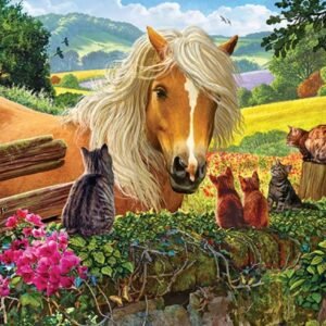 SUNSOUT INC New Neighbors 100 pc Jigsaw Puzzle Kit Toy