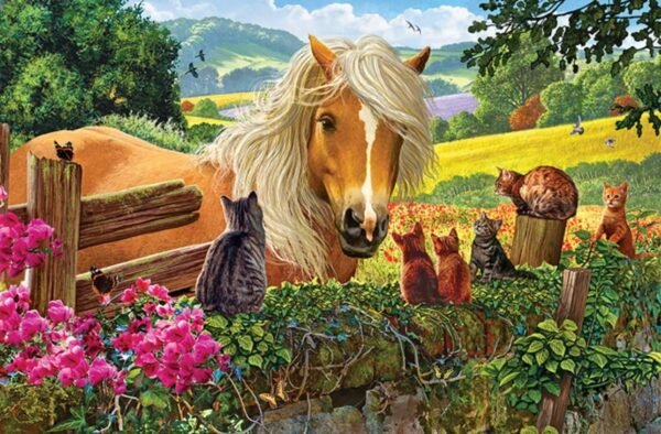 SUNSOUT INC New Neighbors 100 pc Jigsaw Puzzle Kit Toy