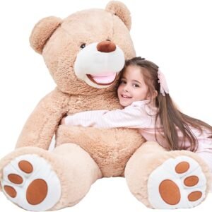 IKASA Giant Teddy Bear Plush Toy Stuffed Animals Brown, 39 inches