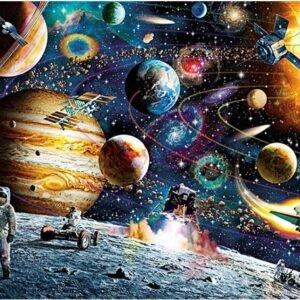 1000 Piece Jigsaw Puzzle for Kids Adult, Puzzle Toy, Space Puzzle, Planets