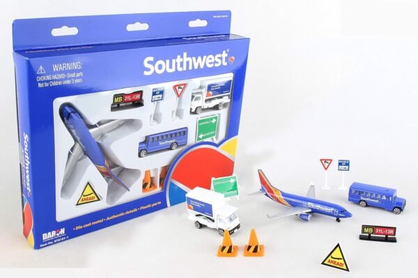 Daron Southwest Airlines Airport Playset Kit Toy Fun Kids Pack