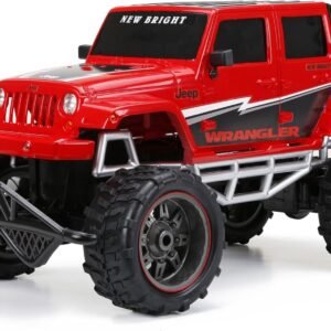 New Bright R/C F/F 4-Door Open Back Jeep Includes 9.6V Power Pack,
