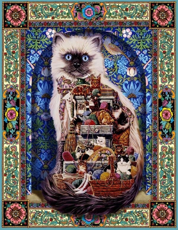 Springboks 500 Piece Jigsaw Puzzle Cats Galore Kit Toy Fun