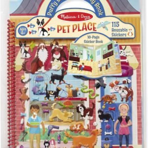 Melissa & Doug Puffy Sticker Activity Book - Pet Place