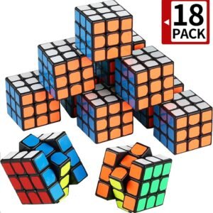 MAPIXO Mini Cube, Puzzle Party Toy18 Pack, Eco-Friendly Material with Vivid Colors,Party