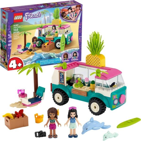 LEGO Friends Juice Truck LEGO Truck 41397 Building Kit; Kids Food Truck