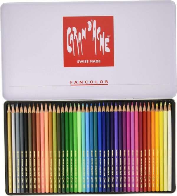 Caran dAche Fancolor Color Pencils, 40 Colors Kit Toy Fun