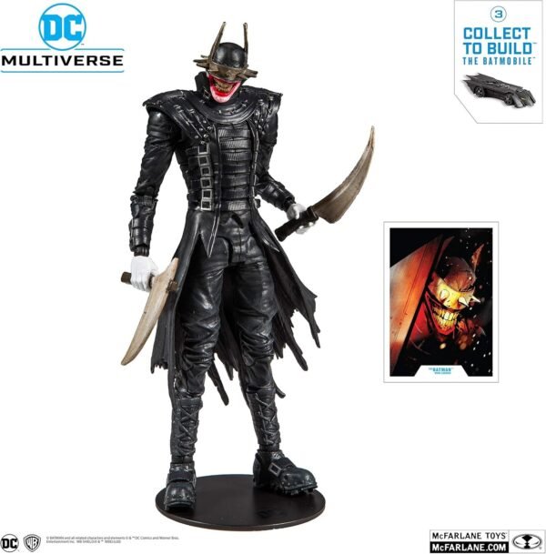 McFarlane Toys DC Multiverse Batman Who Laughs Action Figure with Build-A Rebirth