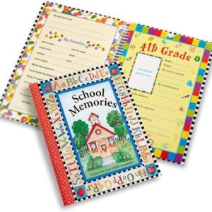 Deluxe School Memories Keepsake Photo Album Scrapbook from Preschool Through 12th Grade