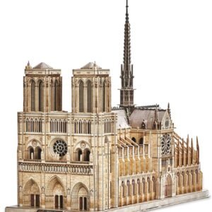 CubicFun 3D Puzzle Moveable Architecture Model Large Notre Dame de Paris French,