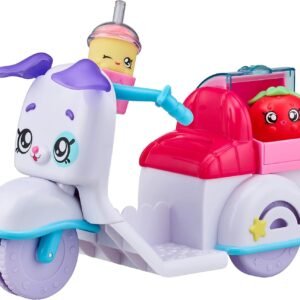 Kindi Kids Fun Delivery Scooter and 2 Shopkins Kit Toy