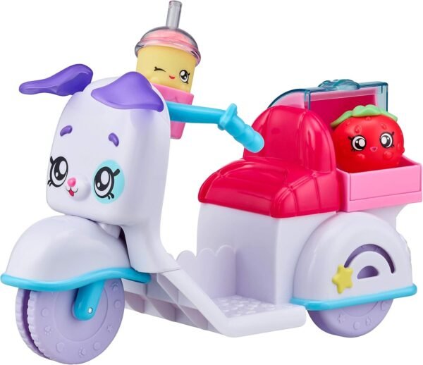 Kindi Kids Fun Delivery Scooter and 2 Shopkins Kit Toy