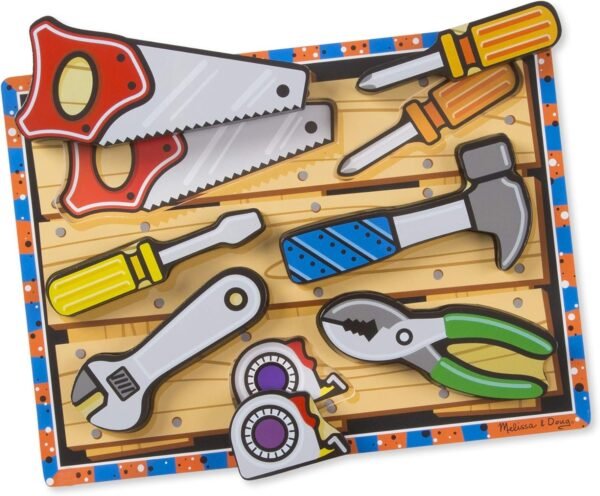 Melissa & Doug Tools Chunky Puzzle Kit Toy Fun Kids