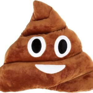 Qs 13 Poop Poo Emoji Emoticon Cushion Pillow Brown Stuffed USA Seller