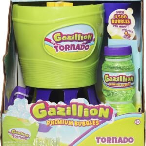 Gazillion Tornado Bubble Machine, GREEN Kit Toy Fun Kids Pack
