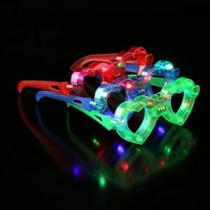 Fun Central M861 LED Light Up Heart Eyeglasses- Assortment - 6pcs