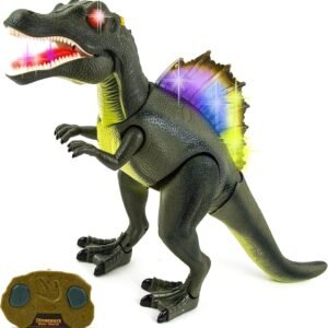 Toysery Remote Control Dinosaur Toy for Kids RC Walking Realistic Dinosaur Toy