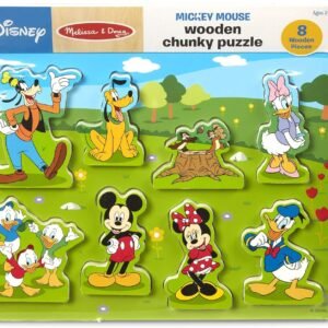 Melissa & Doug Mickey Mouse Clubhouse Wooden Chunky Puzzle Kit