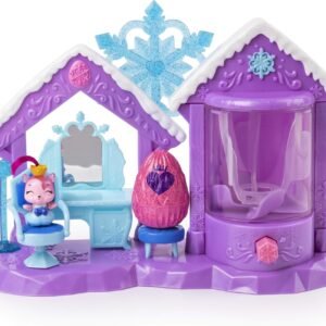Hatchimals CollEGGtibles, Glitter Salon Playset with 2 Exclusive, for Kids Aged 5