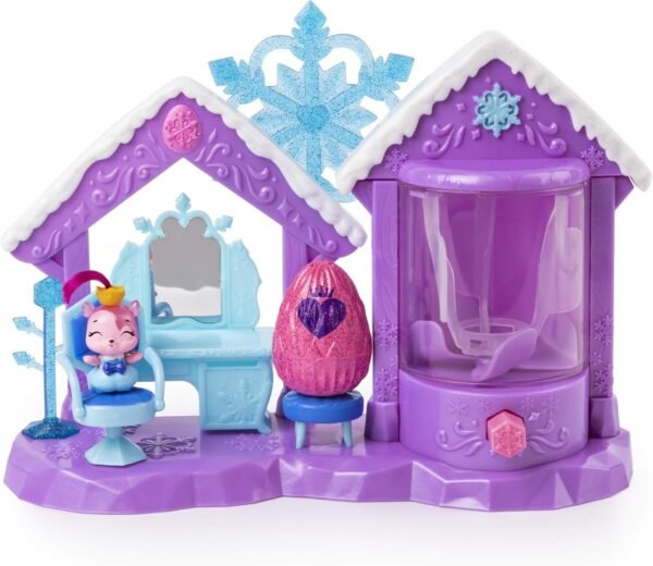 Hatchimals CollEGGtibles, Glitter Salon Playset with 2 Exclusive, for Kids Aged 5